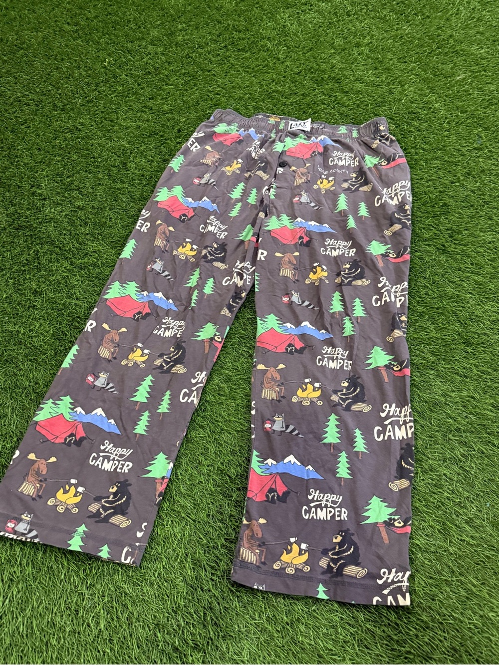 Lazy One Happy Camper Pajama Pants